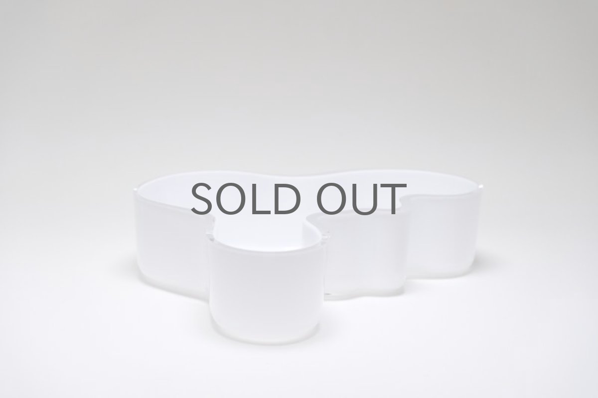 画像2: 北欧ビンテージ/iittala/イッタラ/Alvar Aalto/Aalto bowl/アアルトボウル/W19.5cm/ホワイト/廃番 (2)