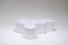 画像2: 北欧ビンテージ/iittala/イッタラ/Alvar Aalto/Aalto bowl/アアルトボウル/W19.5cm/ホワイト/廃番 (2)