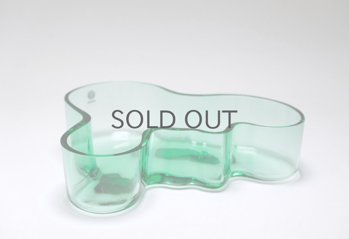画像3: 北欧ビンテージ/iittala/イッタラ/Alvar Aalto/Aalto bowl/アアルトボウル/W19.5cm/グリーン/廃番 (3)