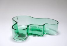 画像3: 北欧ビンテージ/iittala/イッタラ/Alvar Aalto/Aalto bowl/アアルトボウル/W19.5cm/グリーン/廃番 (3)