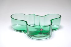 画像1: 北欧ビンテージ/iittala/イッタラ/Alvar Aalto/Aalto bowl/アアルトボウル/W19.5cm/グリーン/廃番 (1)