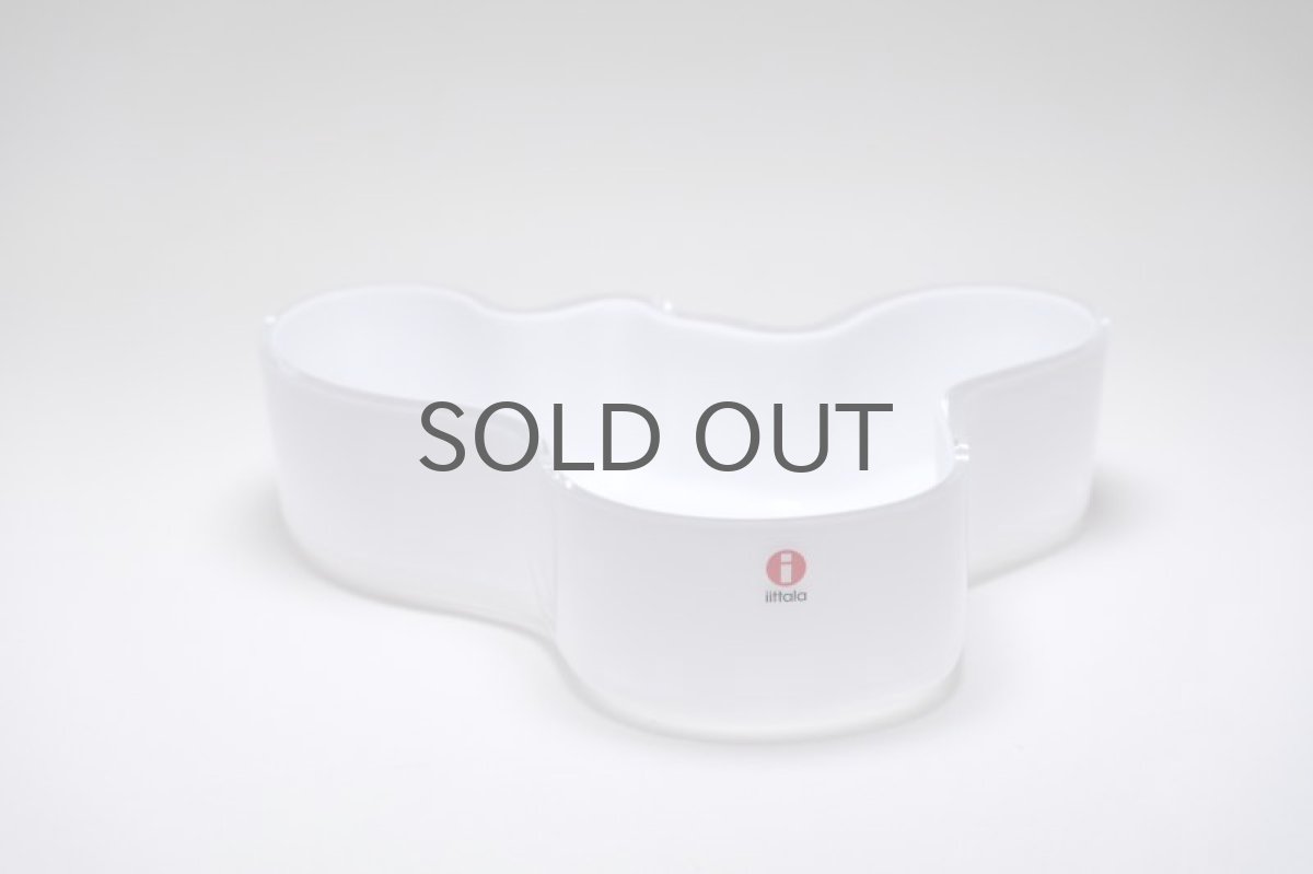 画像1: 北欧ビンテージ/iittala/イッタラ/Alvar Aalto/Aalto bowl/アアルトボウル/W19.5cm/ホワイト/廃番 (1)