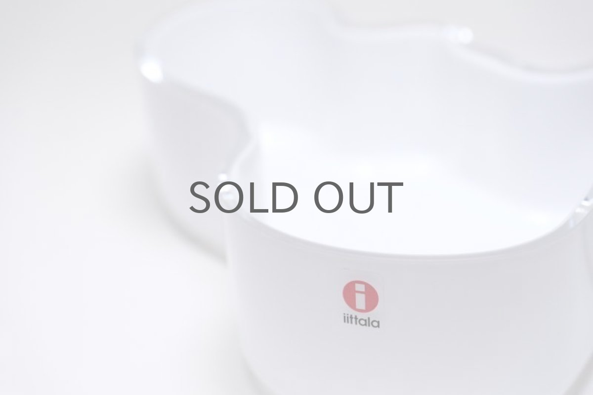画像3: 北欧ビンテージ/iittala/イッタラ/Alvar Aalto/Aalto bowl/アアルトボウル/W19.5cm/ホワイト/廃番 (3)