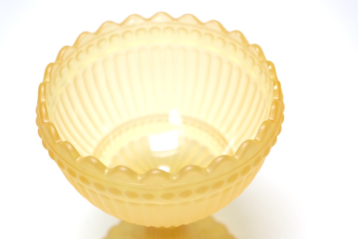 画像3: 北欧ビンテージ/marimekko/マリメッコ/iittala/イッタラ/Mari bowl/マリボウル/マットイエロー/廃盤色/Lサイズ (3)