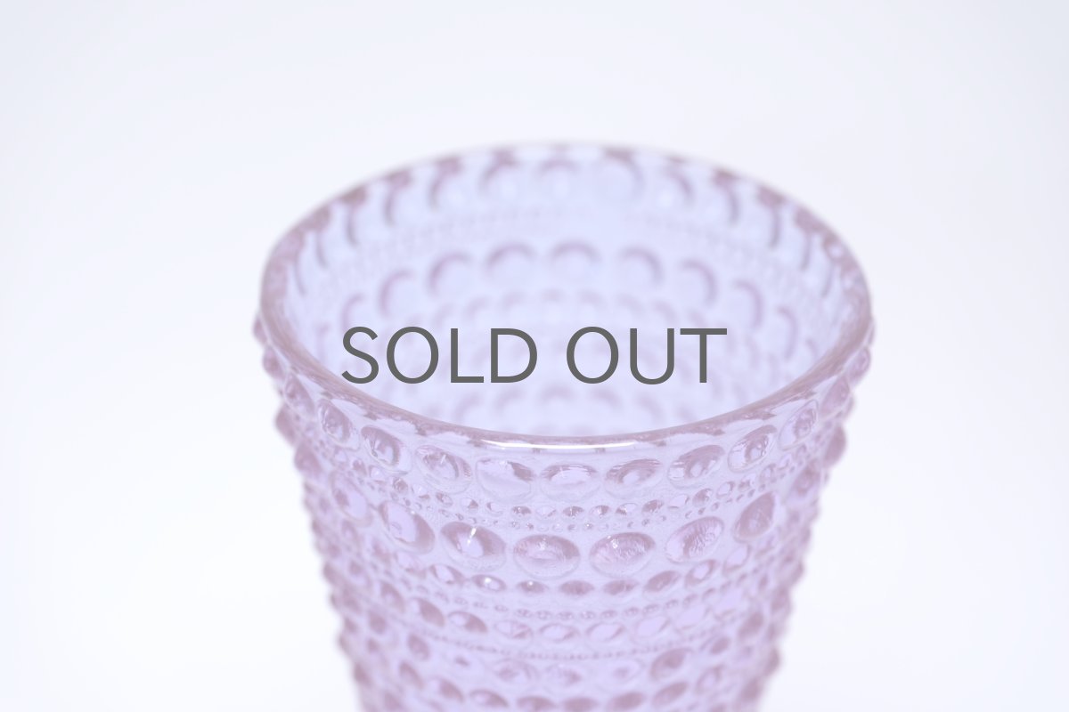 画像2: NUUTAJARVI/ヌータヤルヴィ/Kastehelmi/カステヘルミ /フラワーベース&キャンドルホルダー/アメジスト (2)