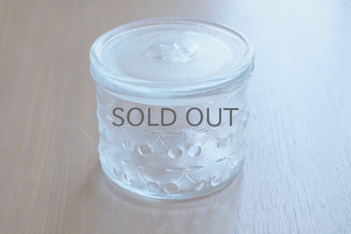 画像3: 北欧雑貨/フィンランド/Riihimaen Lasi/リーヒマエンラシ/Kirsikka/キルシッカ/さくらんぼう/キャニスター (3)