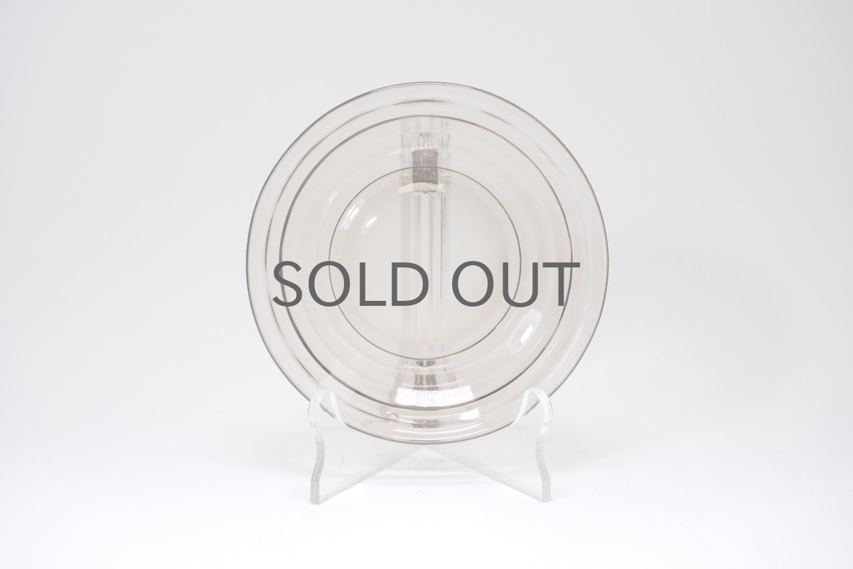 画像3: 北欧ビンテージガラス/Aino Aalto/アイノ・アアルト/Karhula/カルフラ/Bolgeblick/4190/プレート/スモーク (3)