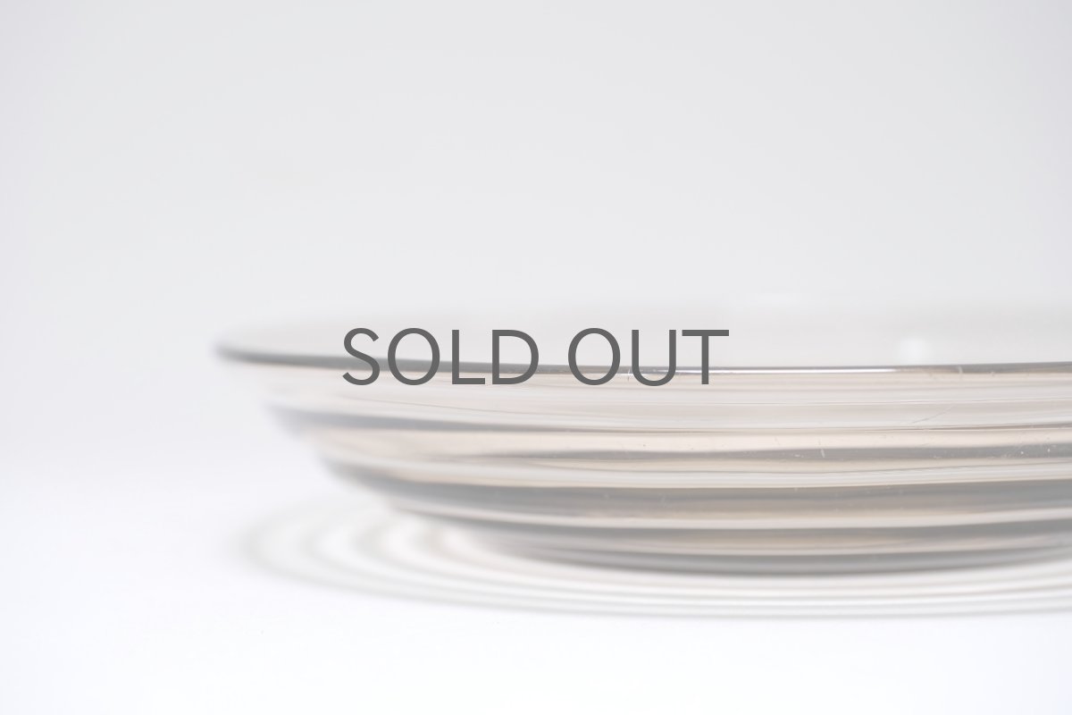 画像5: 北欧ビンテージガラス/Aino Aalto/アイノ・アアルト/Karhula/カルフラ/Bolgeblick/4190/プレート/スモーク (5)