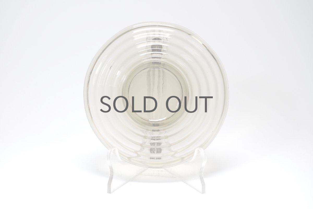 画像3: 北欧ビンテージガラス/Aino Aalto/アイノ・アアルト/Karhula/カルフラ/Bolgeblick/4191/プレート/スモーク/No.1 (3)