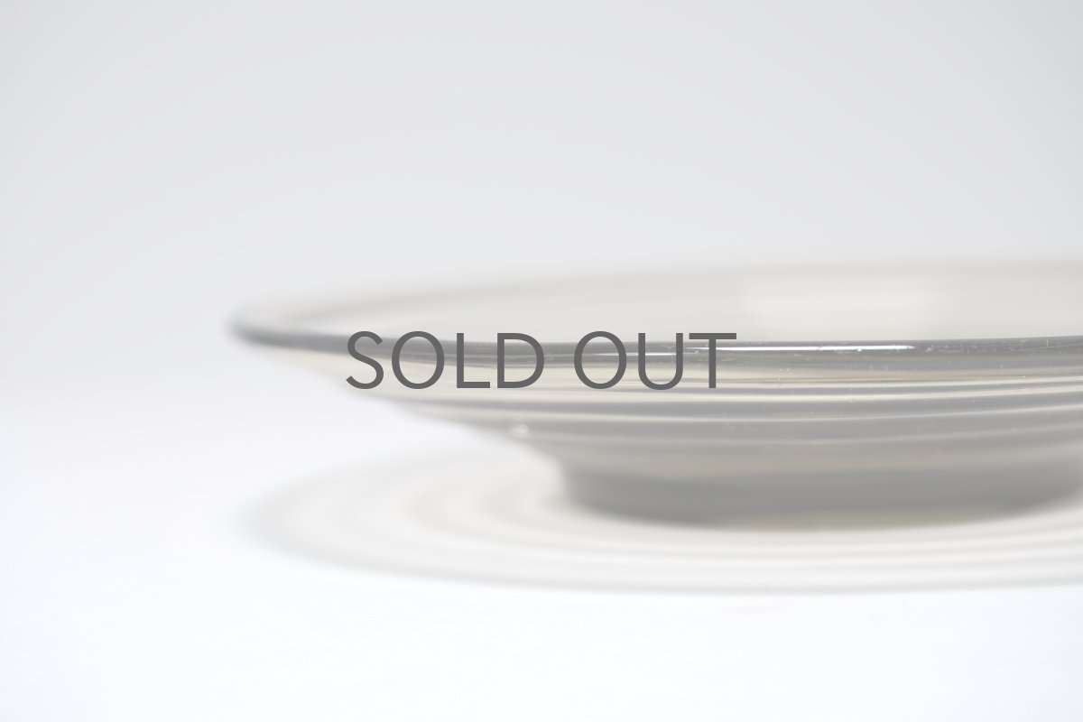 画像4: 北欧ビンテージガラス/Aino Aalto/アイノ・アアルト/Karhula/カルフラ/Bolgeblick/4191/プレート/スモーク/No.1 (4)