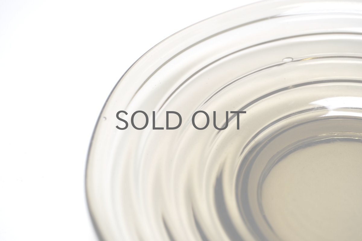 画像5: 北欧ビンテージガラス/Aino Aalto/アイノ・アアルト/Karhula/カルフラ/Bolgeblick/4191/プレート/スモーク/No.1 (5)