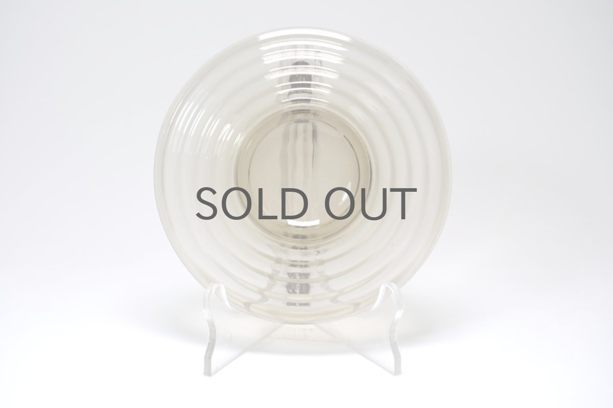 画像3: 北欧ビンテージガラス/Aino Aalto/アイノ・アアルト/Karhula/カルフラ/Bolgeblick/4191/プレート/スモーク/No.2 (3)