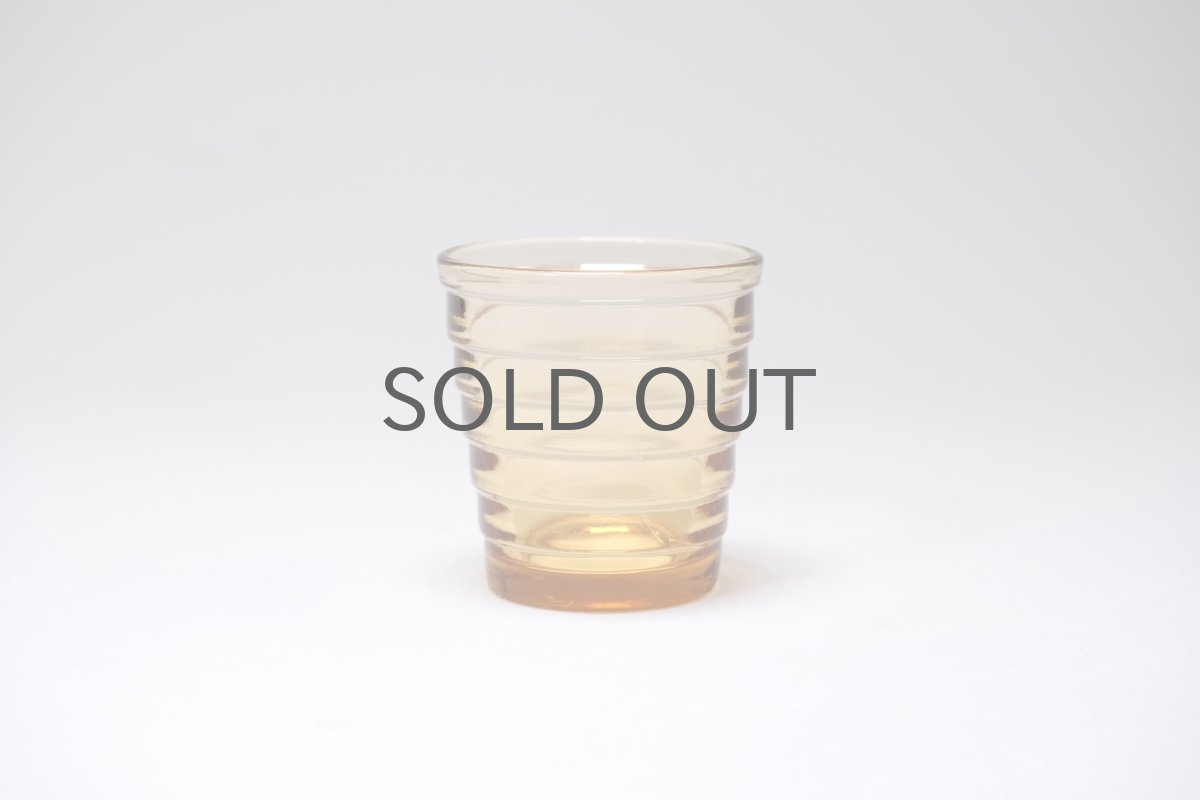 画像1: 北欧ビンテージガラス/Aino Aalto/アイノ・アアルト/Bolgeblick/Karhula/カルフラ/iittala /イッタラ/初期シュナップス/リオブラウン (1)