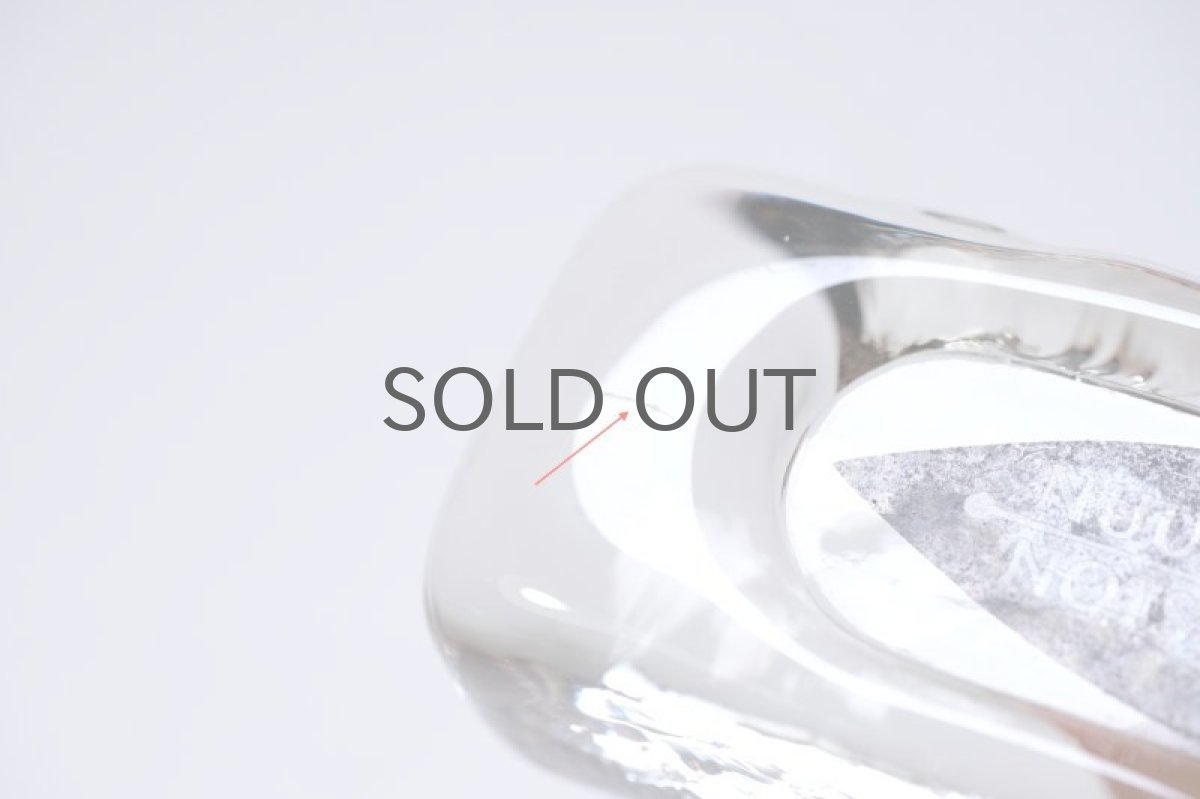 画像8: ビンテージ北欧雑貨/Nuutajarvi/ヌータヤルヴィ/ブランドロゴ/ブランドサイン/Sサイズ/ブラックロゴ/No.2 (8)