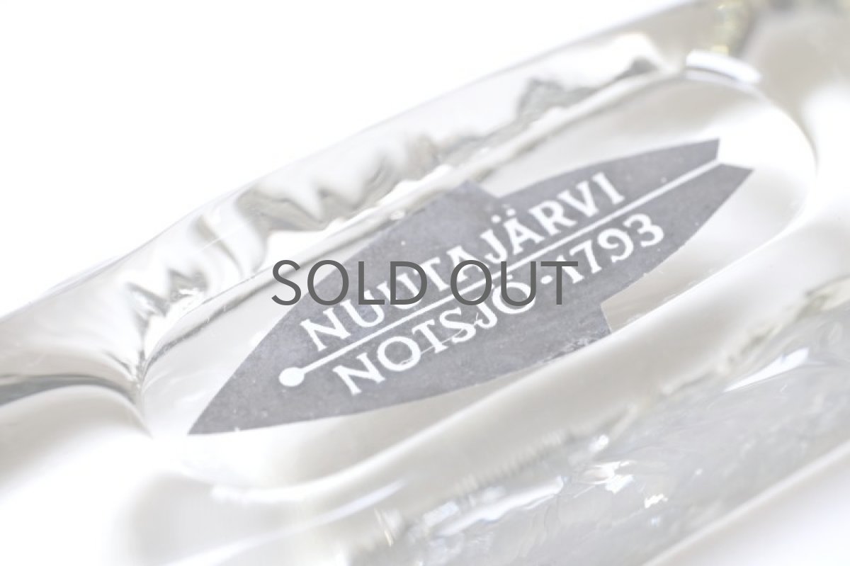 画像6: ビンテージ北欧雑貨/Nuutajarvi/ヌータヤルヴィ/ブランドロゴ/ブランドサイン/Sサイズ/ブラックロゴ/No.2 (6)