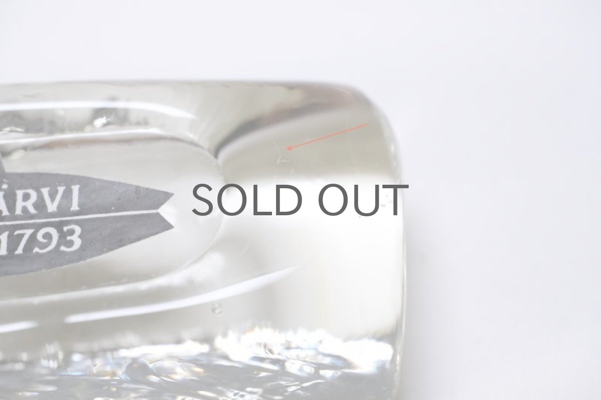 画像7: ビンテージ北欧雑貨/Nuutajarvi/ヌータヤルヴィ/ブランドロゴ/ブランドサイン/Sサイズ/ブラックロゴ/No.2 (7)