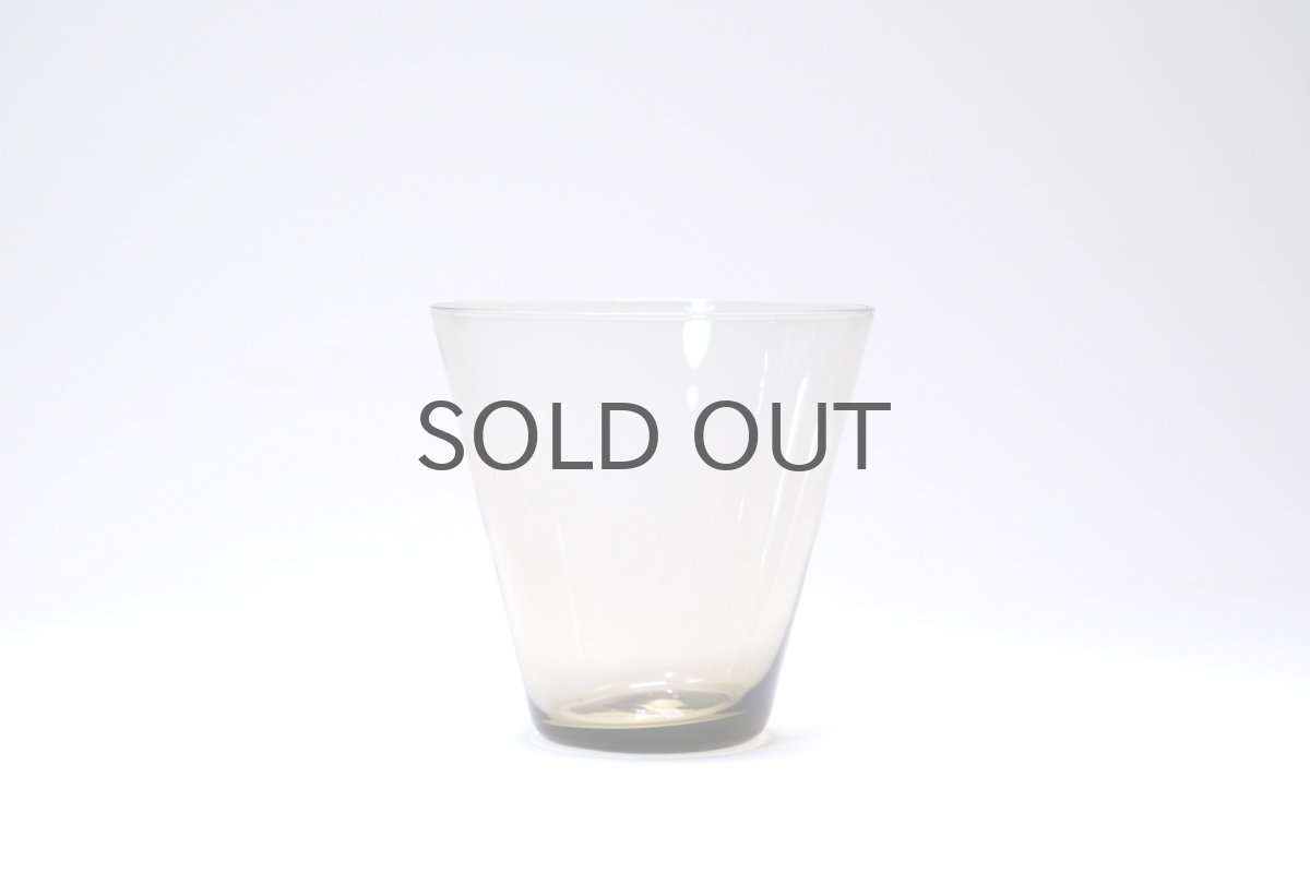 画像1: ビンテージ北欧雑貨/Kaj Franck/カイ・フランク/2744/タンブラー/H8cm/Nuutajarvi/ヌータヤルヴィ/スモークグレー (1)