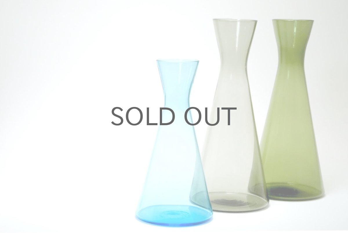 画像6: ビンテージ北欧雑貨/Kaj Franck/カイ・フランク/ベース/デキャンタ/1541/20cm/オリーブグリーン (6)