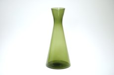 画像1: ビンテージ北欧雑貨/Kaj Franck/カイ・フランク/ベース/デキャンタ/1541/20cm/オリーブグリーン (1)