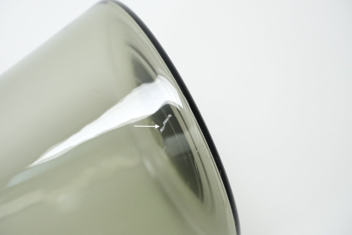 画像4: ビンテージ北欧雑貨/Kaj Franck/カイ・フランク/ベース/デキャンタ/1541/20cm/グレー (4)