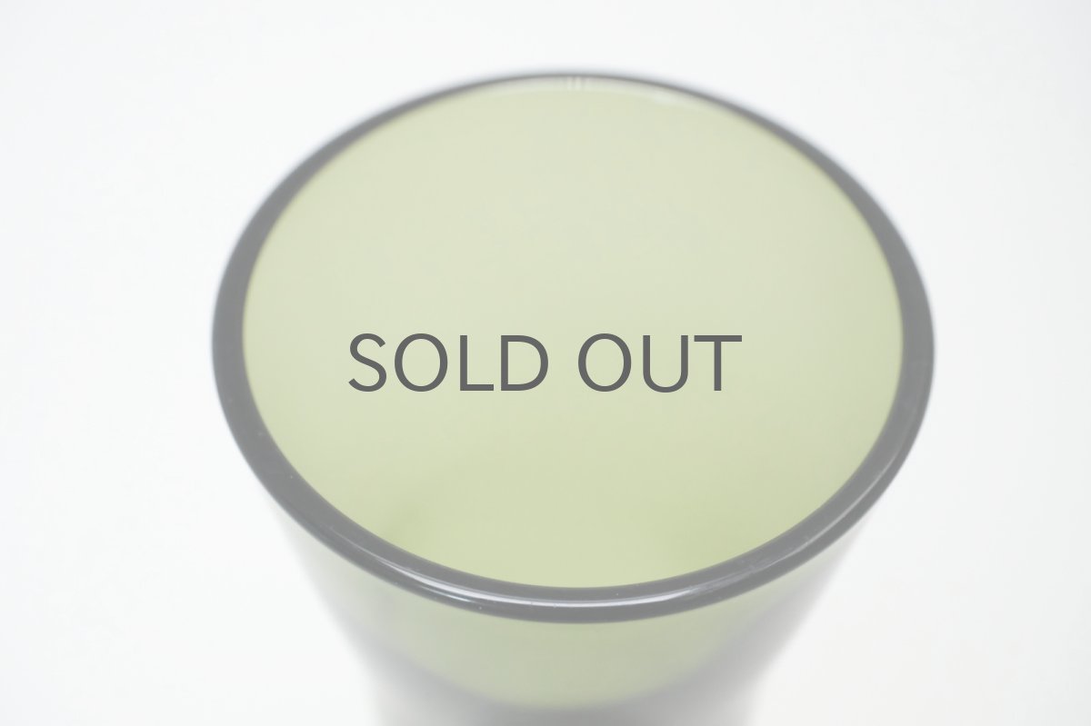 画像2: ビンテージ北欧雑貨/Kaj Franck/カイ・フランク/ベース/デキャンタ/1541/20cm/オリーブグリーン (2)