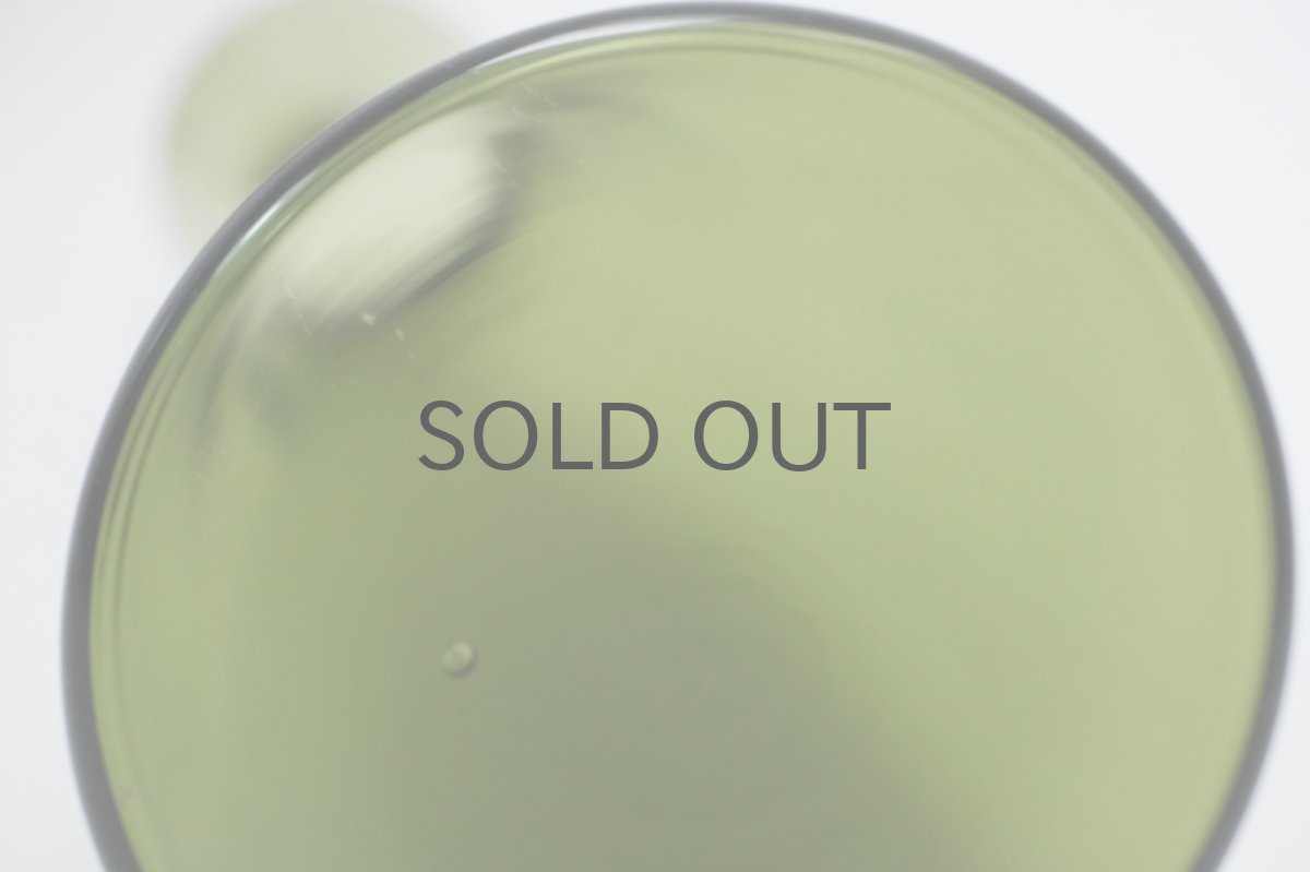 画像5: ビンテージ北欧雑貨/Kaj Franck/カイ・フランク/ベース/デキャンタ/1541/20cm/オリーブグリーン (5)