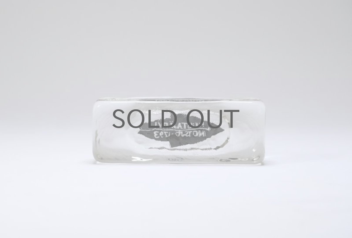 画像5: ビンテージ北欧雑貨/Nuutajarvi/ヌータヤルヴィ/ブランドロゴ/ブランドサイン/Sサイズ/ブラックロゴ/No.1 (5)