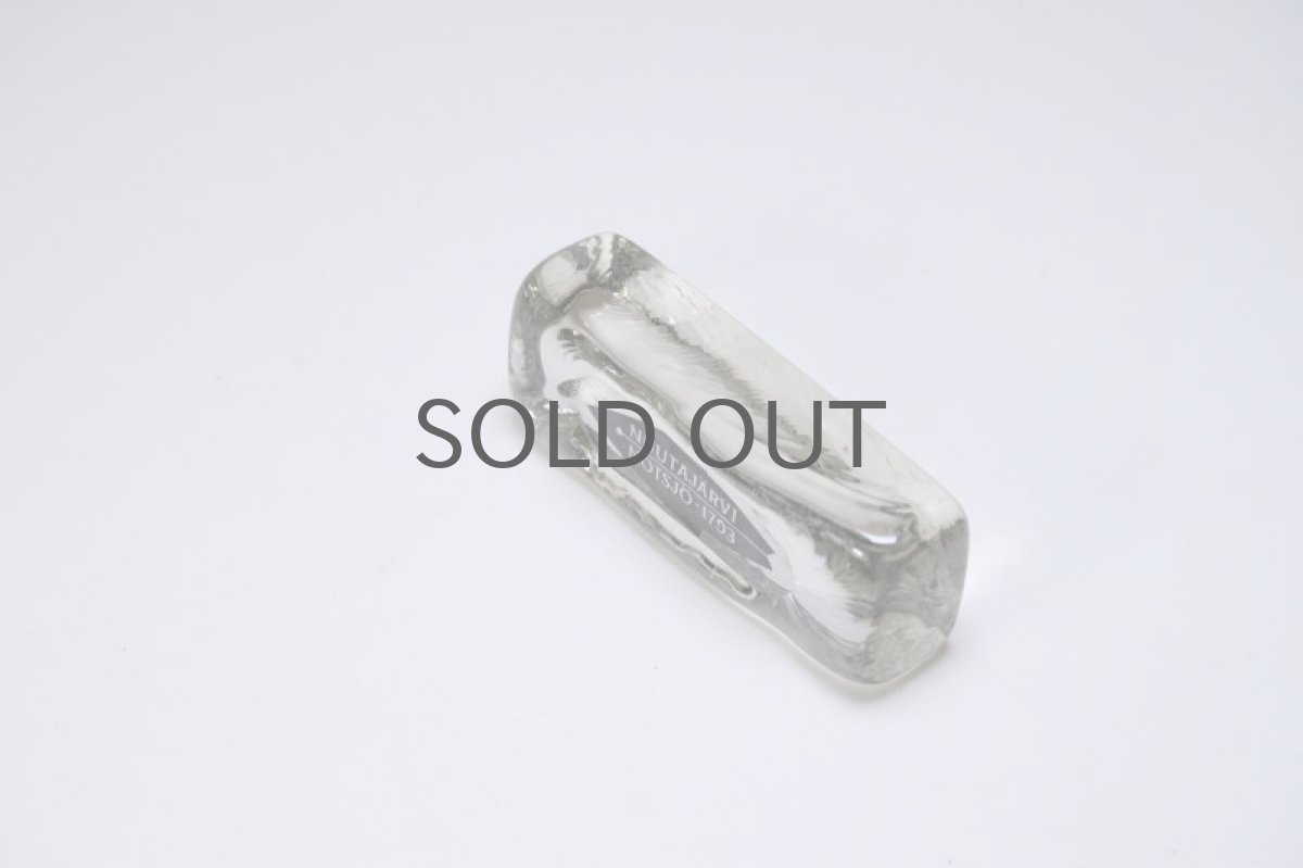 画像6: ビンテージ北欧雑貨/Nuutajarvi/ヌータヤルヴィ/ブランドロゴ/ブランドサイン/Sサイズ/ブラックロゴ/No.1 (6)