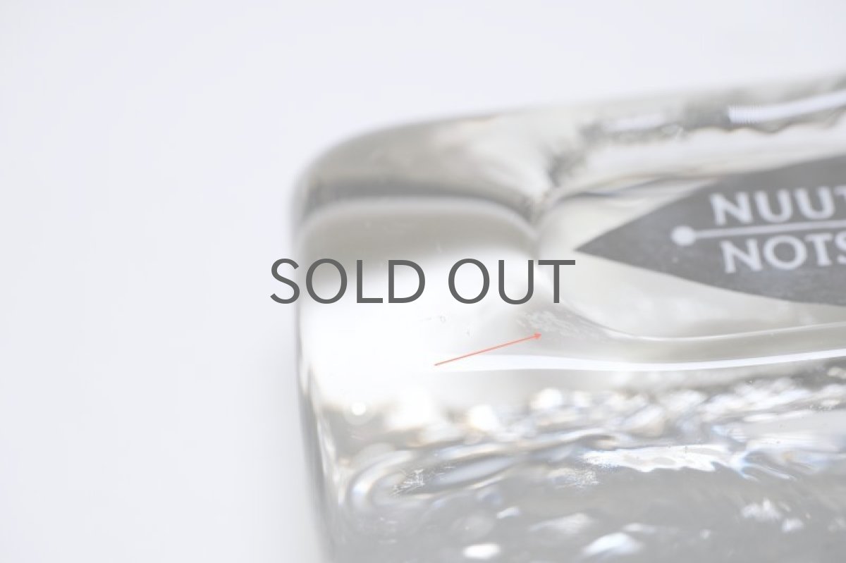 画像9: ビンテージ北欧雑貨/Nuutajarvi/ヌータヤルヴィ/ブランドロゴ/ブランドサイン/Sサイズ/ブラックロゴ/No.1 (9)