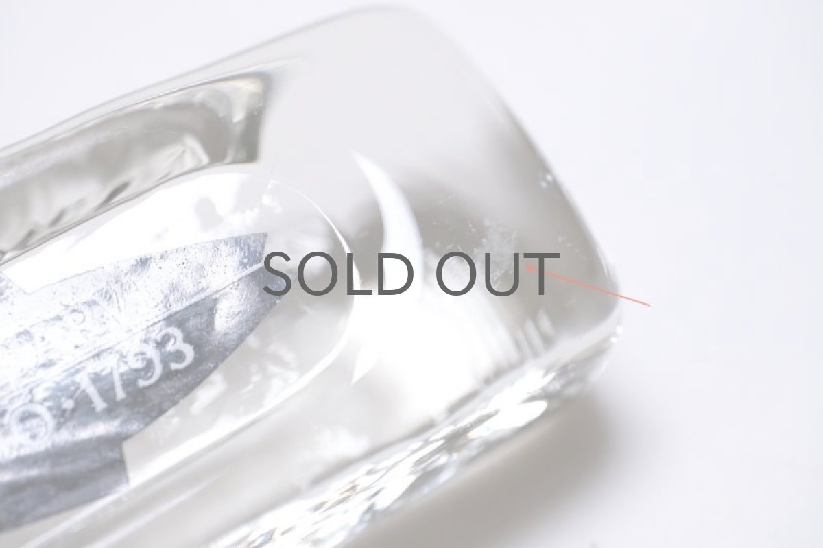 画像8: ビンテージ北欧雑貨/Nuutajarvi/ヌータヤルヴィ/ブランドロゴ/ブランドサイン/Sサイズ/ブラックロゴ/No.1 (8)