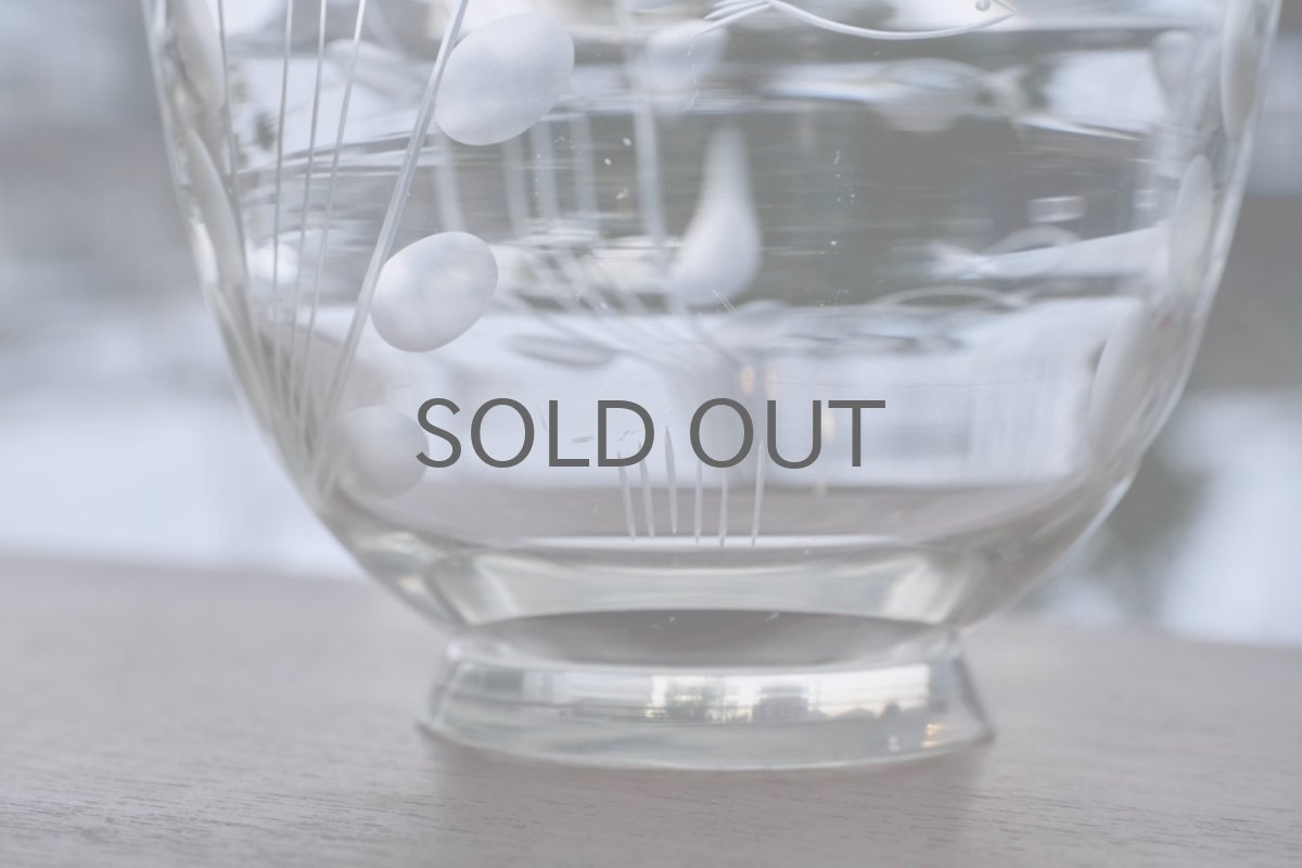 画像3: 北欧ビンテージ/KARHULA/カルフラ/1930年代/Göran Hongell/ゴラン・ホンゲル/フィッシュボウル (3)