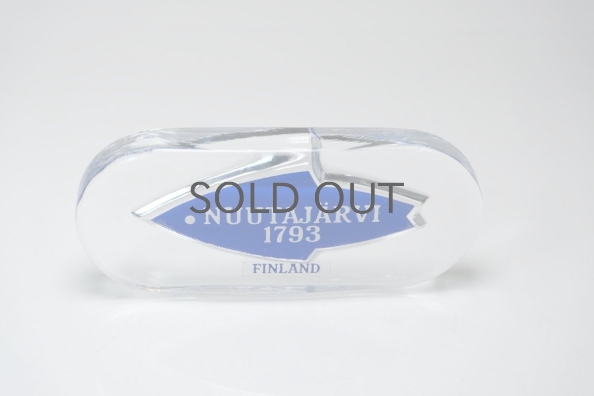 画像3: ビンテージ北欧雑貨/Nuutajarvi/ヌータヤルヴィ/ブランドロゴ/ブランドサイン (3)