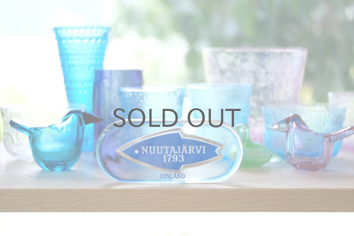 画像7: ビンテージ北欧雑貨/Nuutajarvi/ヌータヤルヴィ/ブランドロゴ/ブランドサイン (7)