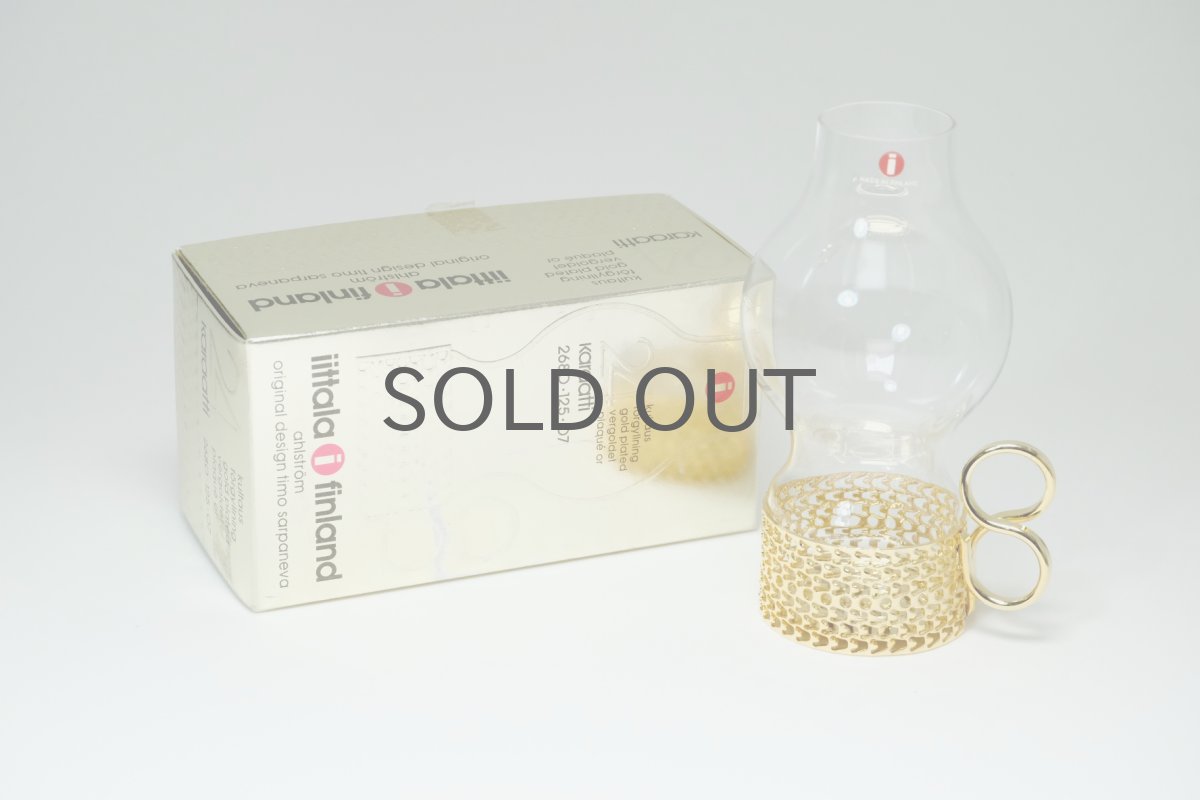 画像6: iittala/イッタラ/24Karaatti/24キャラット/ゴールドホルダー&クリアガラス/TSAIKKA/ツァイッカ/ランタン/キャンドルホルダー/Sサイズ/箱付き (6)