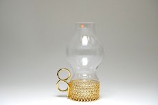 画像3: iittala/イッタラ/24Karaatti/24キャラット/ゴールドホルダー&クリアガラス/TSAIKKA/ツァイッカ/ランタン/キャンドルホルダー/Sサイズ/箱付き (3)
