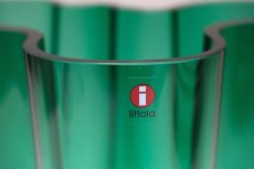 画像2: iittala/イッタラ/ALVAR AALTO/Savoy vas/アルヴァ・アアルトコレクション ベース/H12cm/廃盤色エメラルド (2)