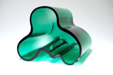 画像8: iittala/イッタラ/ALVAR AALTO/Savoy vas/アルヴァ・アアルトコレクション ベース/H12cm/廃盤色エメラルド (8)
