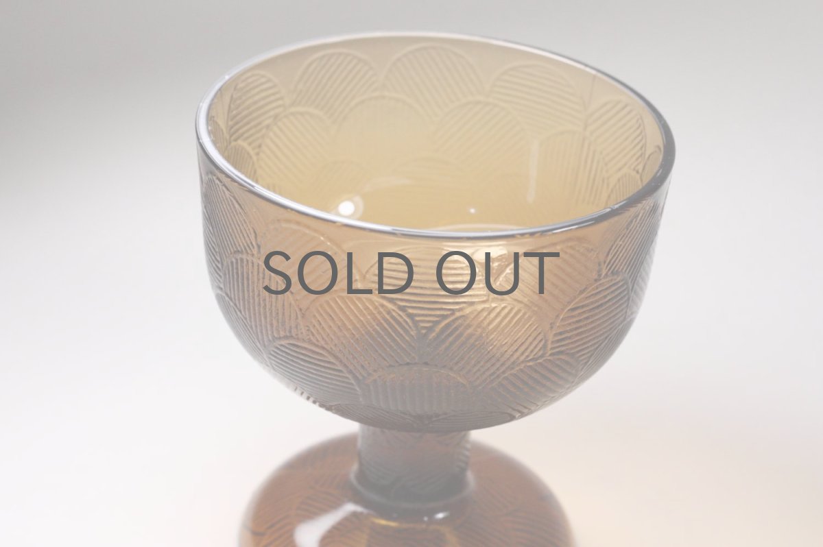 画像3: ビンテージ北欧雑貨/ NUUTAJARVI/ヌータヤルヴィ/Miranda/ミランダ/デザートボウル/ブラウン (3)