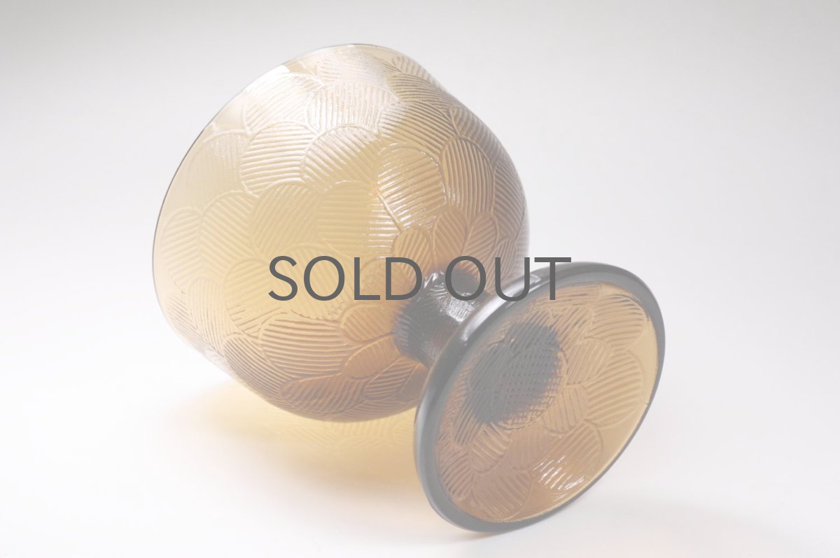 画像5: ビンテージ北欧雑貨/ NUUTAJARVI/ヌータヤルヴィ/Miranda/ミランダ/デザートボウル/ブラウン (5)