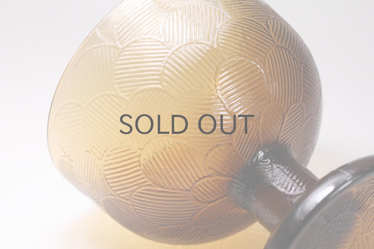 画像4: ビンテージ北欧雑貨/ NUUTAJARVI/ヌータヤルヴィ/Miranda/ミランダ/デザートボウル/ブラウン (4)