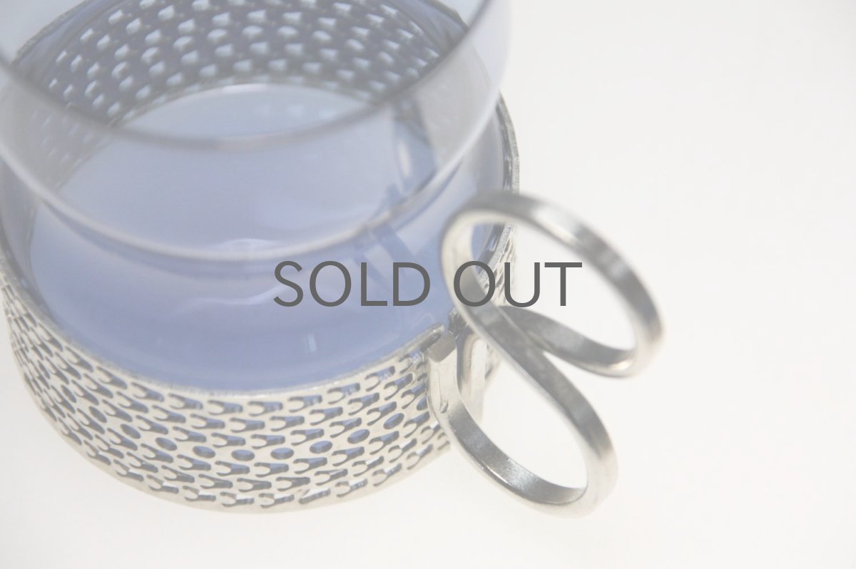 画像5: 北欧ビンテージ/iittala/イッタラ/TSAIKKA/ブルー&シルバーホルダー (5)