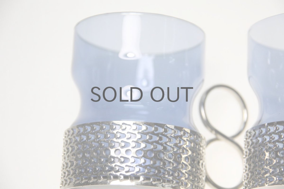 画像4: 北欧ビンテージ/iittala/イッタラ/TSAIKKA/ブルー&シルバーホルダー (4)