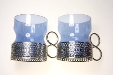 画像3: 北欧ビンテージ/iittala/イッタラ/TSAIKKA/ブルー＆シルバーホルダー (3)