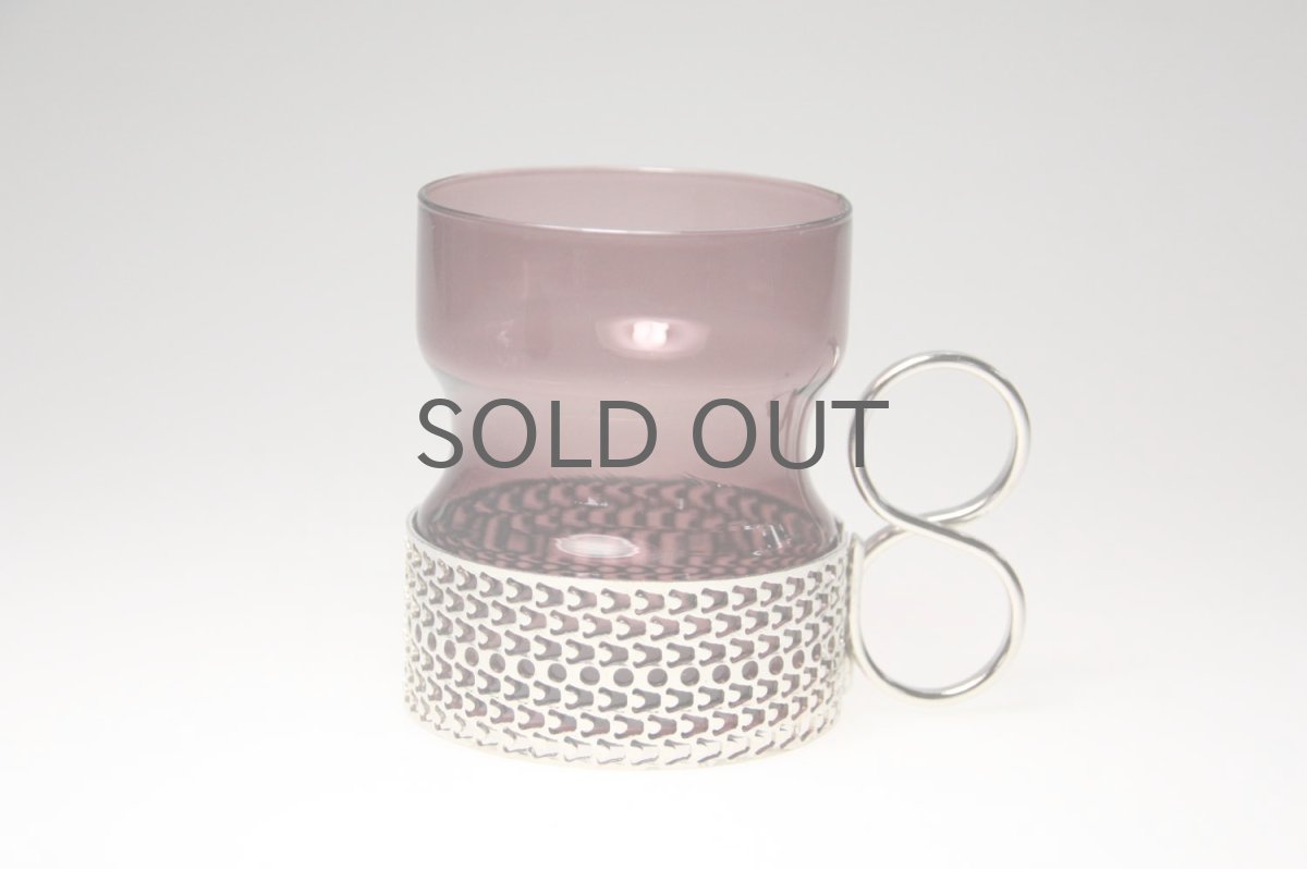 画像1: 北欧ビンテージ/iittala/イッタラ/TSAIKKA/パープル＆シルバーホルダー/No.3 (1)