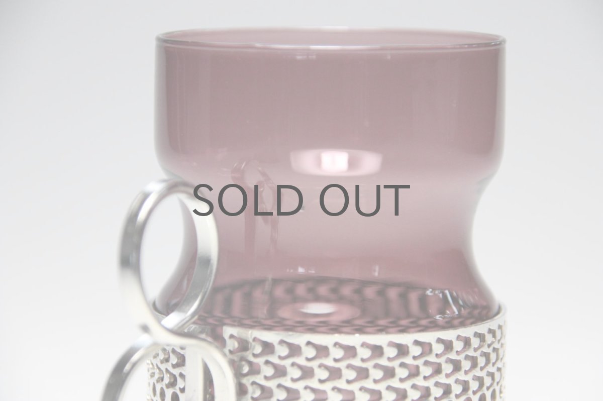 画像2: 北欧ビンテージ/iittala/イッタラ/TSAIKKA/パープル&シルバーホルダー/No.3 (2)