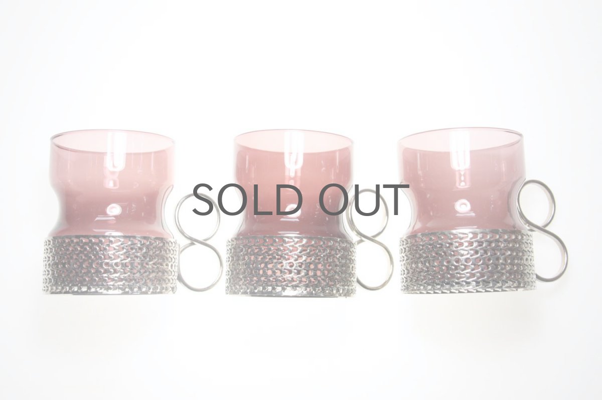 画像2: 北欧ビンテージ/iittala/イッタラ/TSAIKKA/パープル＆シルバーホルダー (2)