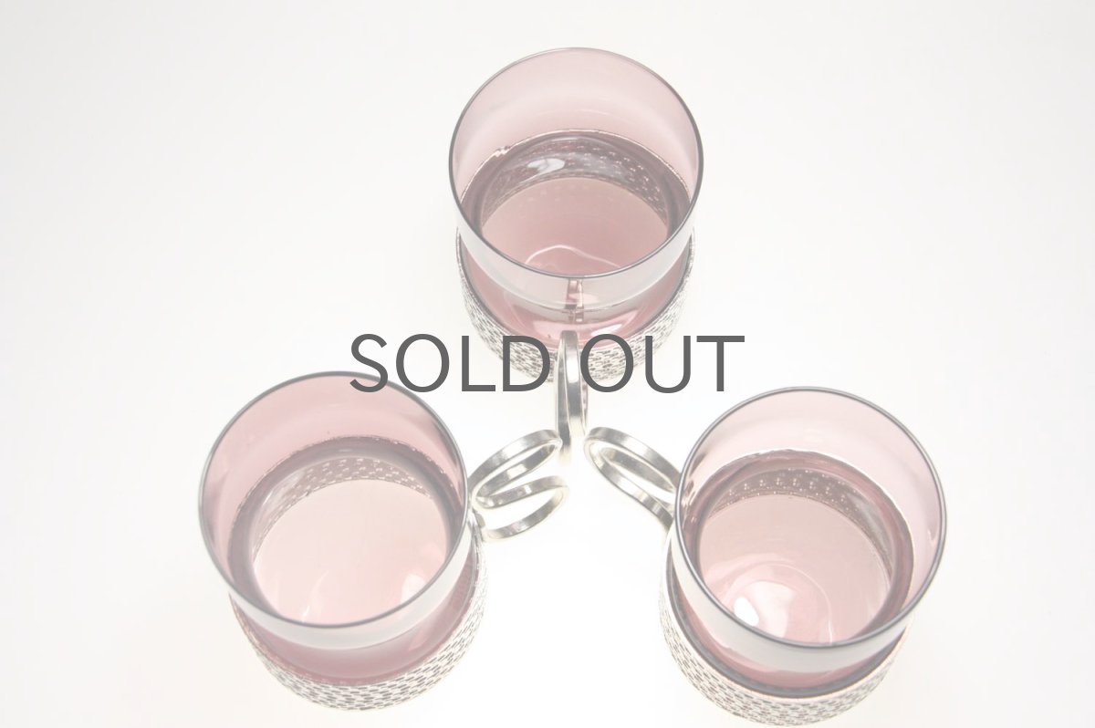 画像3: 北欧ビンテージ/iittala/イッタラ/TSAIKKA/パープル＆シルバーホルダー (3)