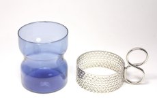 画像5: 北欧ビンテージ/iittala/イッタラ/TSAIKKA/ブルー＆シルバーホルダー (5)