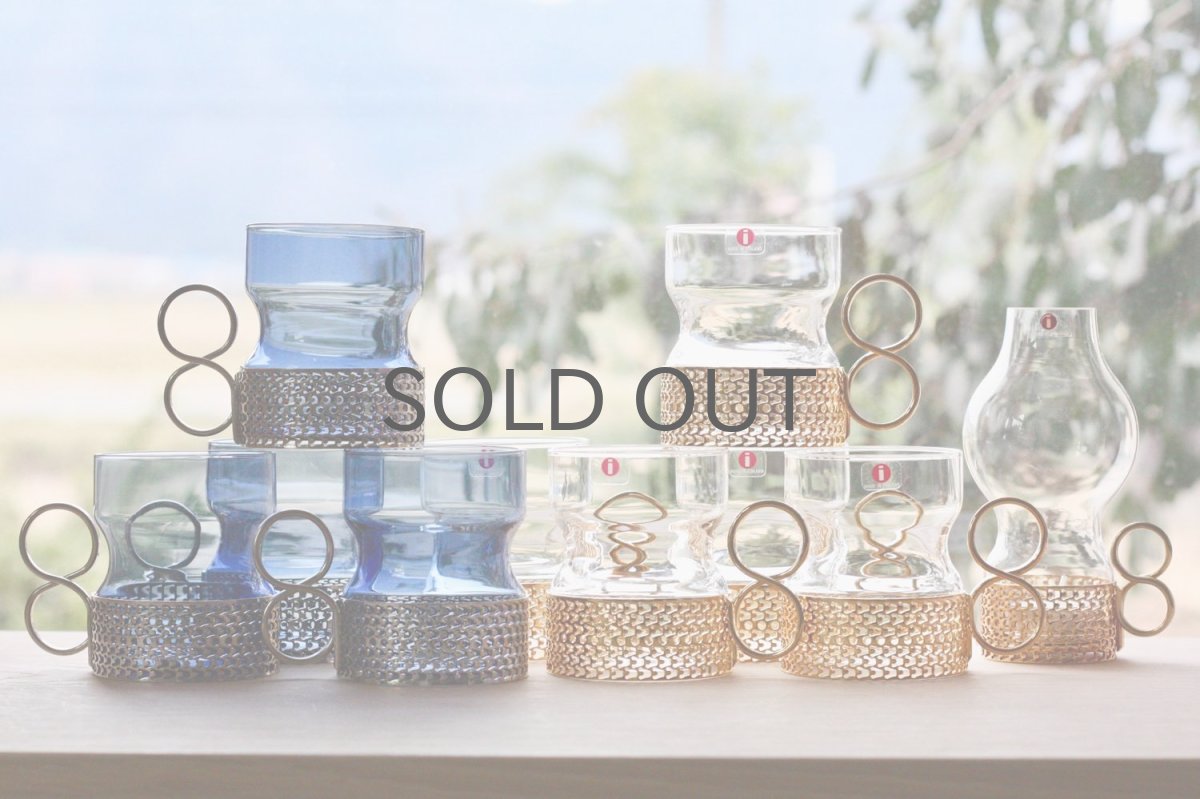 画像8: iittala/イッタラ/TSAIKKA/ツァイッカ/24Karaatti/24キャラット/ゴールドホルダー&クリアグラス/キャンドルホルダー (8)