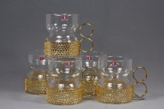 画像5: iittala/イッタラ/TSAIKKA/ツァイッカ/24Karaatti/24キャラット/ゴールドホルダー&クリアグラス (5)